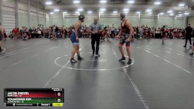 190 lbs Round 2 (8 Team) - Jacob Endzel, Rebellion vs Youngwan Kim, Scanlan WA