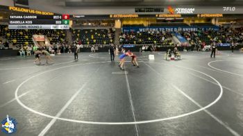 115 lbs Cons. Round 2 - Isabella Kos, Decorah vs Tatiana Casson, Omaha Westside Girls