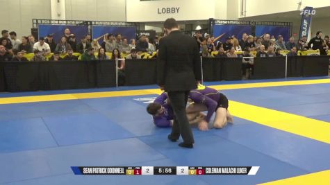 Coleman Malachi Luker vs Sean Patrick ODonnell 2024 World IBJJF Jiu-Jitsu No-Gi Championship