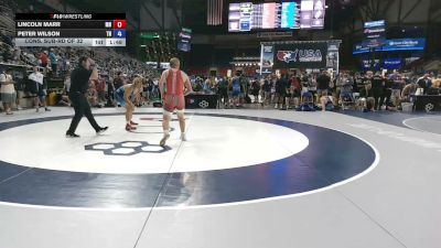 190 lbs Cons. Sub-rd Of 32 - Lincoln Marr, Minnesota vs Peter Wilson, Tennessee