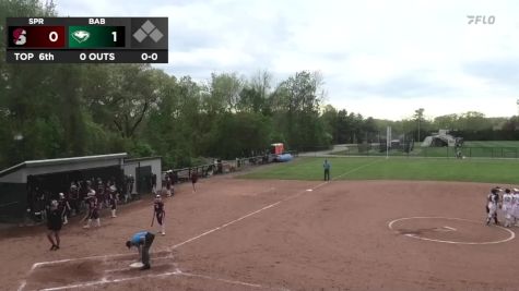 Replay: Springfield vs Babson | May 7 @ 4 PM