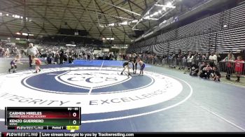 85 lbs Cons. Round 1 - Kenzo Guerrero, NWWC vs Carmen Mireles, Prosser Wrestling Academy