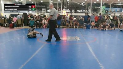 67 lbs Semifinal - Sebastian Luthy, The Outsiders Wrestling Club - EL vs Mason Myers, Steller Trained Cad Bane - EL