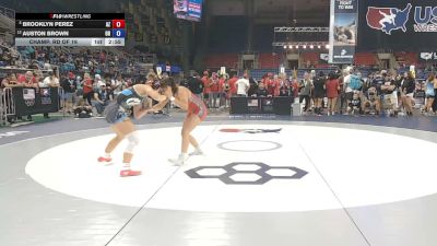 135 lbs Champ. Rd Of 16 - Brooklyn Perez, Arizona vs Auston Brown, Ohio
