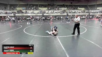 119 lbs Cons. Round 1 - Isaiah Gibbs, Janesville Craig High School vs Austin Gray, Tomah