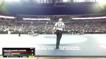 138 lbs Semifinal - William Vander Luitgaren, Center Grove vs Justice Thornton, Columbus North