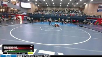 126 lbs Cons. Round 1 - Leon Graves, Plano vs Trey McDonald, Memphis University School