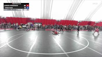 120 lbs Cons. Round 4 - Landon Heimerman, Askren Wrestling Academy vs Evan Thao, Weigh-in Club