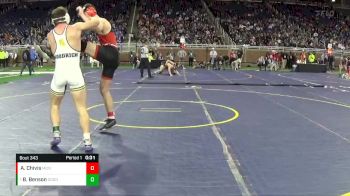 D2-175 lbs Cons. Semi - Brady Benson, Goodrich HS vs Austin Chivis, Thornapple Kellogg HS