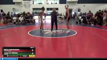 138 lbs 1st Place Match - Beau Mantanona, Palm Desert vs Marcus Medina, Servite