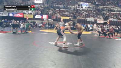 Cons. Semi - Rogan Lytle, Lincoln County (Eureka) vs Jaden Eder, Poplar
