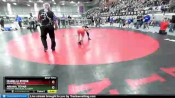 100 lbs Round 1 - Ariana Tovar, Prosser Wrestling Academy vs Izabelle Byrne, Deschutes Mat Club