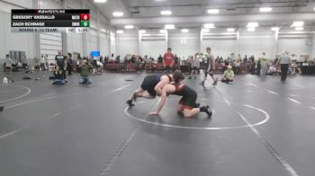 165 lbs Round 6 (10 Team) - Gregory Vassallo, Mat Assassins Black vs Zach Schrage, Savage WA Black