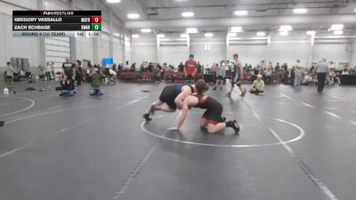 165 lbs Round 6 (10 Team) - Gregory Vassallo, Mat Assassins Black vs Zach Schrage, Savage WA Black