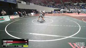 6A-220 lbs Champ. Round 2 - Tate Sebesta, Mountainside vs Gabe Tammad, Sandy