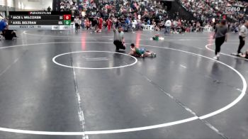 46 lbs Semifinal - Jace L Wilcoxen, Sherman Challengers vs Axel Beltran, Holyoke