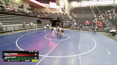 135 lbs Champ. Round 3 - Jedrik Nutt, Roy vs Niko Vazquez, Riverton