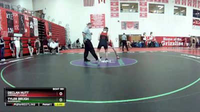 113 lbs Quarterfinal - Declan Hutt, Cincinnati LaSalle vs Tyler Brugh, Wadsworth