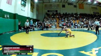 120 lbs 5th Place Match - Jonathan Sanchez, El Modena vs Martin Bocanegra, Rancho Cucamonga