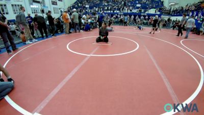 46 lbs Consi Of 16 #1 - Barrett Jones, Bridge Creek Youth Wrestling vs Baker Johns, Perry Wrestling Academy