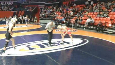 1A 165 lbs Cons. Round 1 - Zayne Zinkgraf, Vandalia vs Lucas Hetman, Manteno