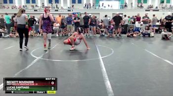 Round 1 - Lucas Santiago, Miami Elite vs Beckett Bovenizer, West Forsyth Wrestling Club