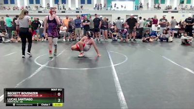 Round 1 - Lucas Santiago, Miami Elite vs Beckett Bovenizer, West Forsyth Wrestling Club