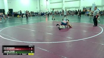 165 lbs Round 2 (8 Team) - Jacob Chase, Team Michigan Blue vs Cy Petersen, Capitian Nebraska (A Team)