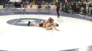 144 lbs Semifinal - Jordin Agosto, Agawam vs Aibar Aitkaliuly, Newton North