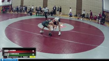 120 lbs Champ. Round 1 - Aden Lausen, Legacy vs Chase Carrasco, Lakeside