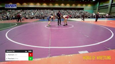 135 lbs Round Of 16 - Ladd Holman, JWC vs Jackson Paulsen, Open Mats