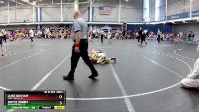 56 lbs Finals (2 Team) - Luke Ingham, Full Circle vs Bryce Warm, Headhunters