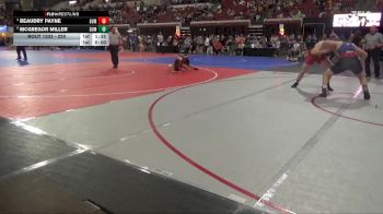 220 lbs Quarterfinal - Beaudry Payne, SW Mt Wrestling vs McGregor Miller, South Fremont