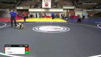 56 lbs Semifinal - Isaac Ortega, Total Kaos Wrestling Club vs Landyn Kelly, California