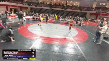 120 lbs 5th Place Match - Raykeon Young, Cache Wrestling Club vs Jace Reed, Mustang High School Wrestling