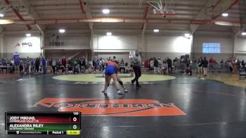 130 lbs Cons. Round 5 - Jody Mikhail, Cumberland Valley Hs vs Alexandra Riley, OLENTANGY ORANGE