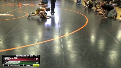 PW-6 lbs 1st Place Match - Mackson Meyer, Midland Little Eagles vs Kanen Alger, DC Elite