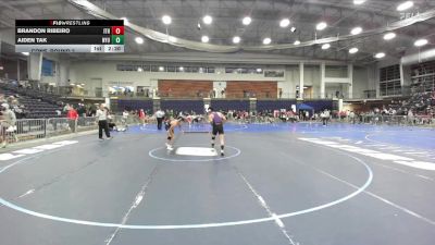 149 lbs Cons. Round 3 - Aiden Tak, NYU vs Brandon Ribeiro, Ithaca