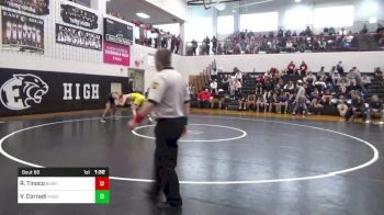 152 lbs Quarterfinal - Ricardo Tinoco, Berks Catholic vs Vincent Corradi, Middletown