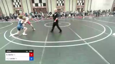 120 lbs Consi Of 8 #1 - Aleksandr Belfer, Pa vs Liam Lawler, Pa