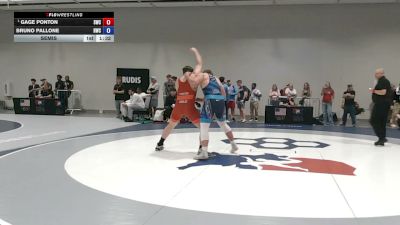 110 kg Semis - Gage Ponton, Suples Wrestling Club vs Bruno Pallone, Hardin Wrestling Club