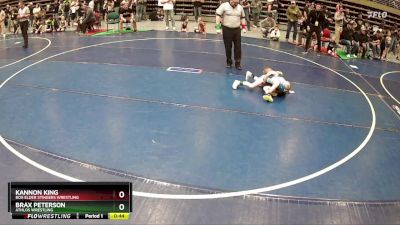 51 lbs Quarterfinal - Brax Peterson, Athlos Wrestling vs Kannon King, Box Elder Stingers Wrestling