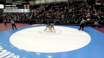 4A 175 lbs Champ. Round 1 - Xander Carlson, Timpanogos vs Garrett Stone, Bear River
