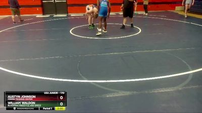 170 lbs Champ. Round 1 - Austyn Johnson, Minion Training Center vs William Waldon, Blackman Freestyle And Greco