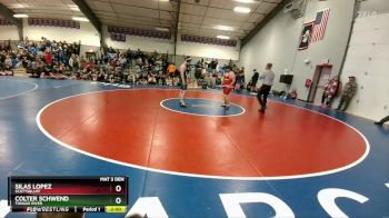 215A Champ. Round 1 - Silas Lopez, Scottsbluff vs Colter Schwend, Tongue River