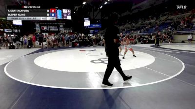 106 lbs Cons. Rd Of 32 - Aiden Talavera, CA vs Jasper Kling, PA