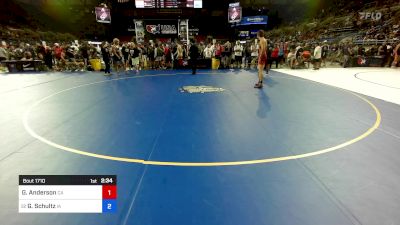 215 lbs Rnd Of 64 - Grant Anderson, CA vs Griffin Schultz, IA