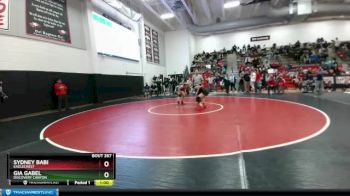 110 lbs Cons. Semi - Gia Gabel, Discovery Canyon vs Sydney Babi, Eaglecrest