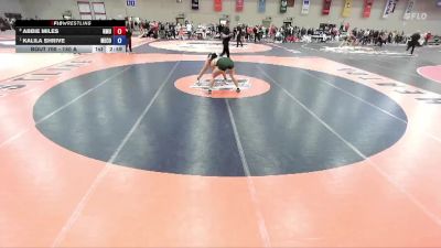 180 A 5th Place Match - Abbie Miles, Northern Michigan vs Kalila Shrive, Menlo College