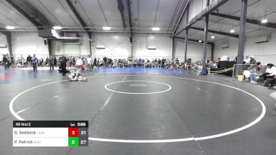 115 lbs Rr Rnd 2 - Sawyer Seebeck, Legacy Wrestling vs Preston Patrick, Slate Wrestling Academy